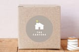 "Home Sweet Home" - Custom Stickers in Buttercream by Sandra Picco Design - Front