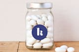 "Bold Initial" - Custom Stickers in Bluebird by kelli hall - Front
