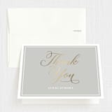 "Blessed Overlay" - Confirmation Thank You Cards in Snow by Baumbirdy - Front