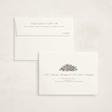 "blooming" - Foil-Pressed Confirmation Thank You Cards in Peony by Jen Owens - FREE Recipient Addressing