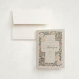 "blooming" - Foil-Pressed Confirmation Thank You Cards in Peony by Jen Owens - Card with Envelope