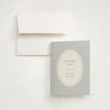 "Gentle Beginnings" - Foil-Pressed Confirmation Thank You Cards in Powder by Stephanie Heinrich Godbout - Card with Envelope