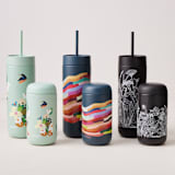"Strata" - Carter Cold Tumblers in Stone Blue by melanie mikecz - Fellow x Minted Collection
