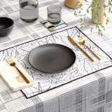 "Fallen Leaves" - Coasters in Silk by Catilustre - Table Inspiration