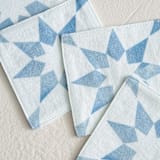 "Farmhouse" - Coasters in Classic by Julie Hebert - Detail