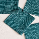 "Stick Stacked" - Coasters in Pine by Kelly Williams - Detail