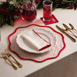 "Cheerful Charms" - Coasters in Festive by Kim Sabel - Table Inspiration