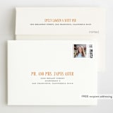 "Striped Cat" - Children's Birthday Party Thank You Cards in Candy Corn by Haley McCoy - FREE Recipient Addressing