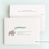 "Jungle One" - Children's Birthday Party Thank You Cards in Jungle by Jennifer Wick - FREE Recipient Addressing