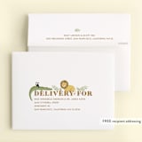 "safari party animals" - Children's Birthday Party Thank You Cards in Linen by Karidy Walker - FREE Recipient Addressing