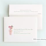 "Petite flower cart" - Children's Birthday Party Thank You Cards in Grass by Jennifer Wick - FREE Recipient Addressing
