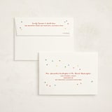 "Dot Cake" - Children's Birthday Party Thank You Cards in Strawberry by Jennifer Lew - FREE Recipient Addressing
