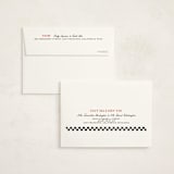 "Formula one car" - Children's Birthday Party Thank You Cards in Ruby by Ester Bernaldo de Quiros - FREE Recipient Addressing