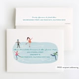 "playful ice rink" - Children's Birthday Party Thank You Cards in Glacier by Karidy Walker - FREE Recipient Addressing