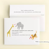"Jungle Fun" - Children's Birthday Party Thank You Cards in Fuchsia by Jessie Steury - FREE Recipient Addressing