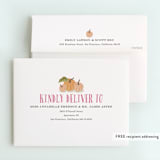 "Autumn Pumpkin" - Children's Birthday Party Thank You Cards in Peach by Karidy Walker - FREE Recipient Addressing