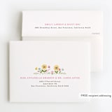 "Little Bunny" - Children's Birthday Party Thank You Cards in Carnation by Michelle Taylor - FREE Recipient Addressing