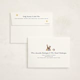 "Circus" - Children's Birthday Party Thank You Cards in Scarlet by Becky Nimoy - FREE Recipient Addressing