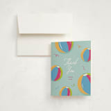 "Make a Splash!" - Children's Birthday Party Thank You Cards in Fruit Punch by Sarah Hawkins Designs - Front