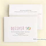 "Bobbing Beachball" - Children's Birthday Party Thank You Cards in Cotton Candy by Beth Murphy - FREE Recipient Addressing