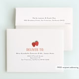 "Whole Brunch" - Children's Birthday Party Thank You Cards in Strawberry Yogurt by Erica Krystek - FREE Recipient Addressing