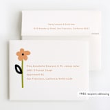 "Flower Cake" - Children's Birthday Party Thank You Cards in Lime by Baumbirdy - FREE Recipient Addressing