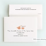 "Oink & Moo" - Children's Birthday Party Thank You Cards in Candy Apple by Jessie Steury - FREE Recipient Addressing