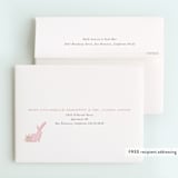 "Some Bunny" - Children's Birthday Party Thank You Cards in Peony by Julie Murray - FREE Recipient Addressing