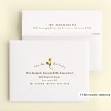 "Sunflower Party" - Children's Birthday Party Thank You Cards in Blush by Pati Cascino - FREE Recipient Addressing