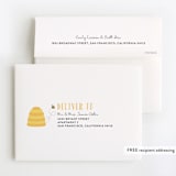 "Bee Day Party" - Children's Birthday Party Thank You Cards in Sunflower by Chasity Smith - FREE Recipient Addressing