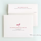 "Let's Dance!" - Children's Birthday Party Thank You Cards in Ballet Slipper by Laura Mock - FREE Recipient Addressing