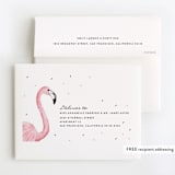 "flamingo sprinkles" - Children's Birthday Party Thank You Cards in Crepe by Cass Loh - FREE Recipient Addressing