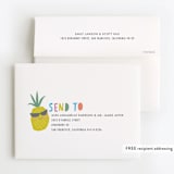 "Party like a pineapple" - Children's Birthday Party Thank You Cards in Blue Hawaiian by Karidy Walker - FREE Recipient Addressing