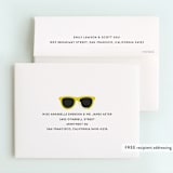 "Birthday Shades" - Children's Birthday Party Thank You Cards in Sunshine by Baumbirdy - FREE Recipient Addressing