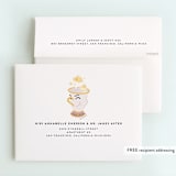 "Disney Enchanted Beauty And The Beast Tea Party" - Children's Birthday Party Thank You Cards in Lemonade by Rebecca Smith - FREE Recipient Addressing