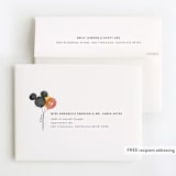 "Disney's Mickey Balloon Bunch" - Children's Birthday Party Thank You Cards in Cream by Adelyn T. - FREE Recipient Addressing