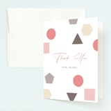 "Polaroid Big Number 1" - Children's Birthday Party Thank You Cards in Peony by fatfatin - Front