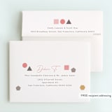 "Polaroid Big Number 1" - Children's Birthday Party Thank You Cards in Peony by fatfatin - FREE Recipient Addressing