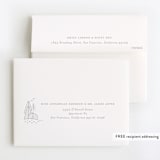 "at the park" - Children's Birthday Party Thank You Cards in Cloud by elena diaz - FREE Recipient Addressing