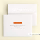 "Plus" - Children's Birthday Party Thank You Cards in Tangerine by Olivia Raufman - FREE Recipient Addressing