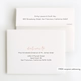"Let's Party" - Children's Birthday Party Thank You Cards in Peach by Christine Taylor - FREE Recipient Addressing