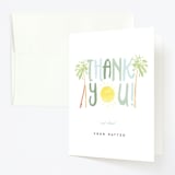 "Sun Sand and Surf" - Children's Birthday Party Thank You Cards in Oceanside by Maggie Maeve - Front