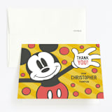 "Disney Mickey Mouse Aw, Gee!" - Children's Birthday Party Thank You Cards in Sunshine by Heather Schertzer - Front