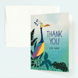 "Disney and Pixar Up! Adventure" - Children's Birthday Party Thank You Cards in Sky by Rebekah Canavan - Front