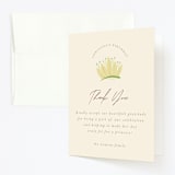 "Disney Princess Tiana's Dress" - Children's Birthday Party Thank You Cards in Southern Cream by Kate Ross - Front