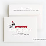"Disney's 101 Dalmatians Pool Pawty" - Children's Birthday Party Thank You Cards in Firetruck by Jenna Holcomb - FREE Recipient Addressing
