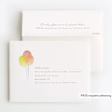 "Balloon Arch" - Children's Birthday Party Thank You Cards in Rainbow by Robert and Stella - FREE Recipient Addressing