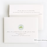"Frosty" - Children's Birthday Party Thank You Cards in Lime by Brianne Larsen - FREE Recipient Addressing