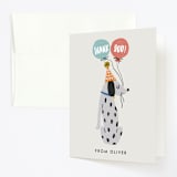 "Party Puppers" - Children's Birthday Party Thank You Cards in Classic by Lehan Veenker - Front