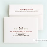 "Timber!" - Children's Birthday Party Thank You Cards in Barn by Paper Sun Studio - FREE Recipient Addressing
